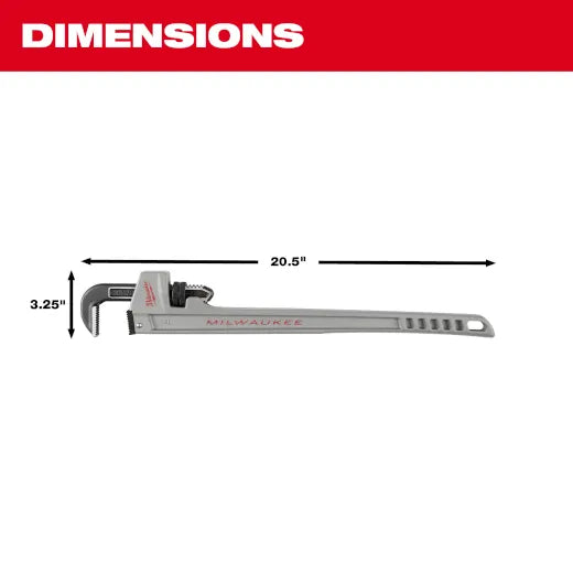 Llave para tubos de aluminio de 14L con mango POWERLENGTH™