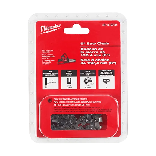 Cadena de sierra de 6" de Milwaukee® 49-16-2732