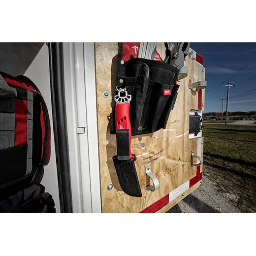 Cuchillo curvo con punta roma para instalaciones eléctricas de alta tensión con anillo 3 en 1 STICKWORK™