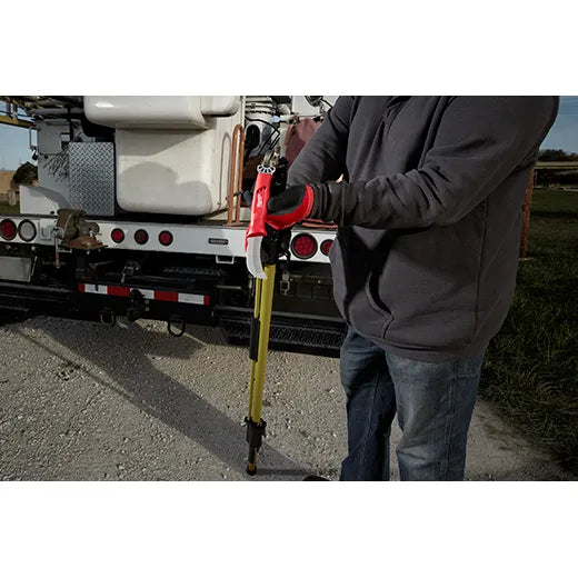 Cuchillo curvo con punta roma para instalaciones eléctricas de alta tensión con anillo 3 en 1 STICKWORK™