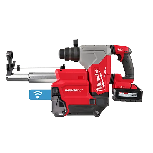 Martillo perforador M18 FUEL™ 1-1/8" SDS Plus con ONE-KEY™ y kit de aspiración dedicado HAMMERVAC™ 2915-22DE