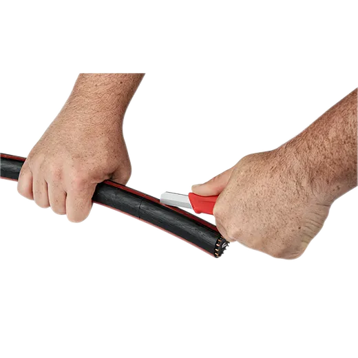Cuchillo de hoja fija para instalaciones eléctricas de alta tensión