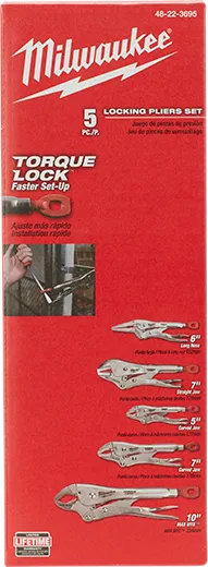 Kit de 5 pinzas Torque Lock