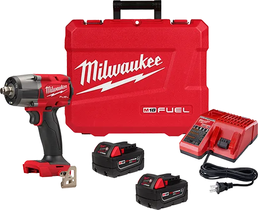 Kit de llave de impacto de torque medio M18 FUEL™ de 1/2" con anillo de fricción 2962-22R