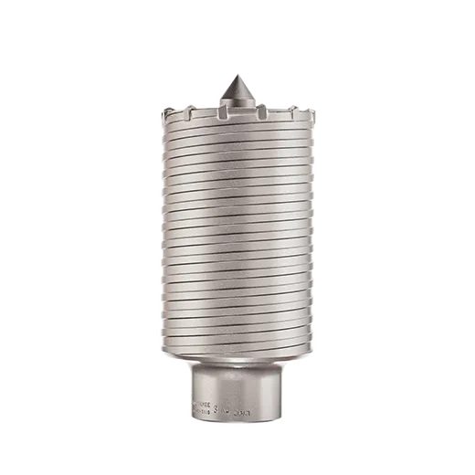 Clavija de centrado para brocas sacanúcleos para paredes de gran espesor