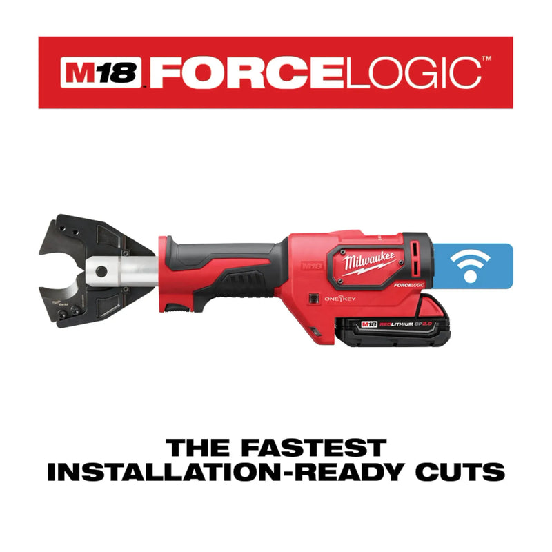 Kit de cortador de cable M18™ FORCE LOGIC™ con mordazas 477 ACSR 2672-21S