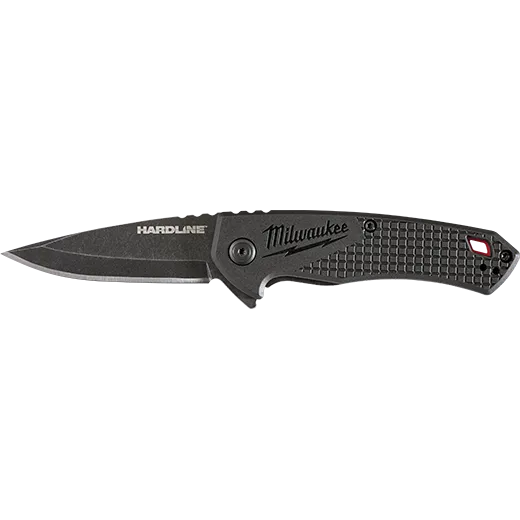 Navaja de bolsillo con cuchilla lisa HARDLINE™ de 2.5"