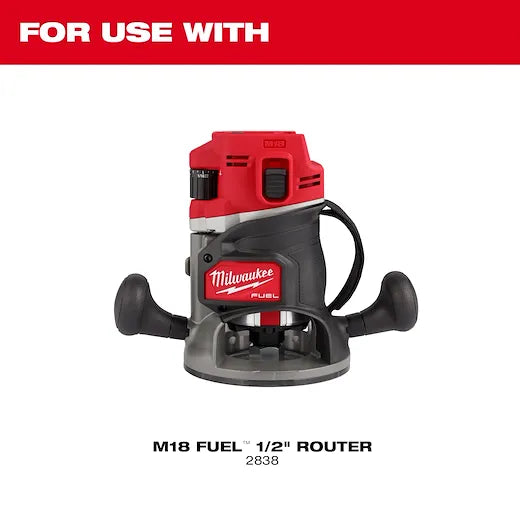 Base de inmersión de rebajadora de 1/2" de Milwaukee 48-10-2838