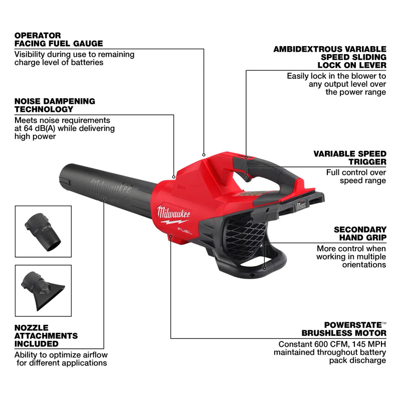 M18 FUEL™ Dual Battery Blower 2824-20