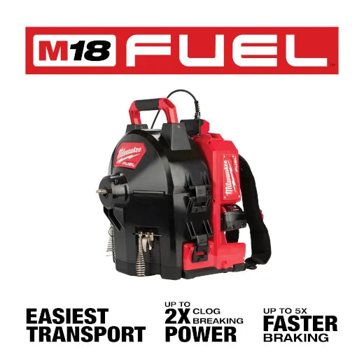 Desatascador de tambor seccional M18 FUEL™ SWITCH PACK™ con cable de 3/8" 2775B-211