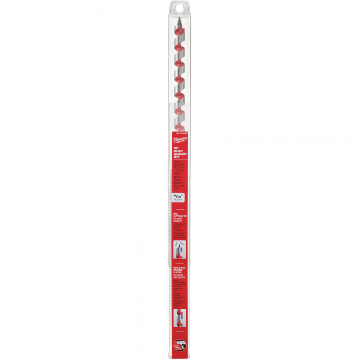 Broca Espiral (Auger) 9/16'' x 18'' Zanco 7/16'' Milwaukee