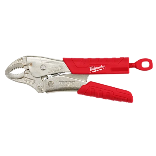 Pinzas de presión de punta curva TORQUE LOCK de 7" con agarre durable