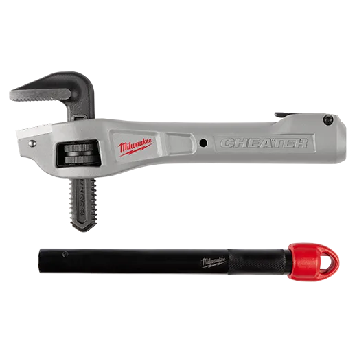 Llave adaptable acodada para tubos de aluminio CHEATER