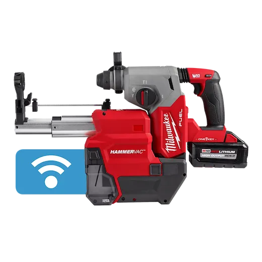 Kit de martillo rotativo M18 FUEL™ SDS Plus de 1" con extractor de polvo ONE-KEY™ 2914-22DE