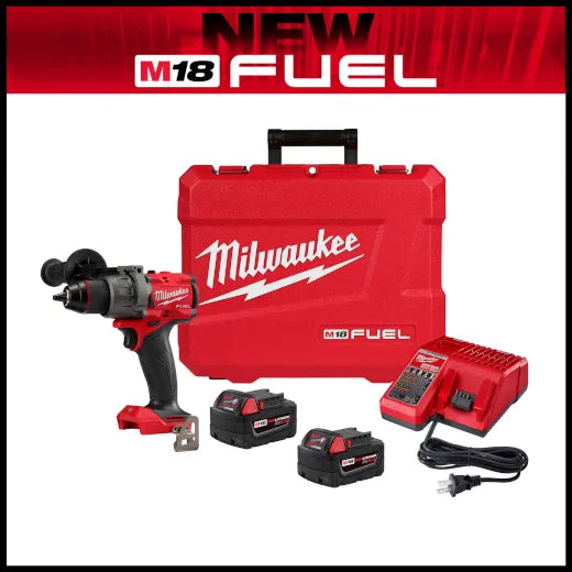 Kit de taladro percutor/destornillador M18 FUEL™ de 1/2" 2904-22