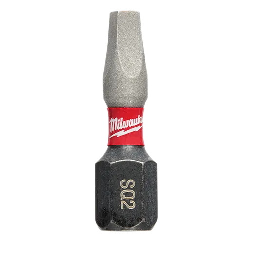 Paquete para contratista de 10 BROCAS DE IMPACTO SQ2 DE 1" SHOCKWAVE