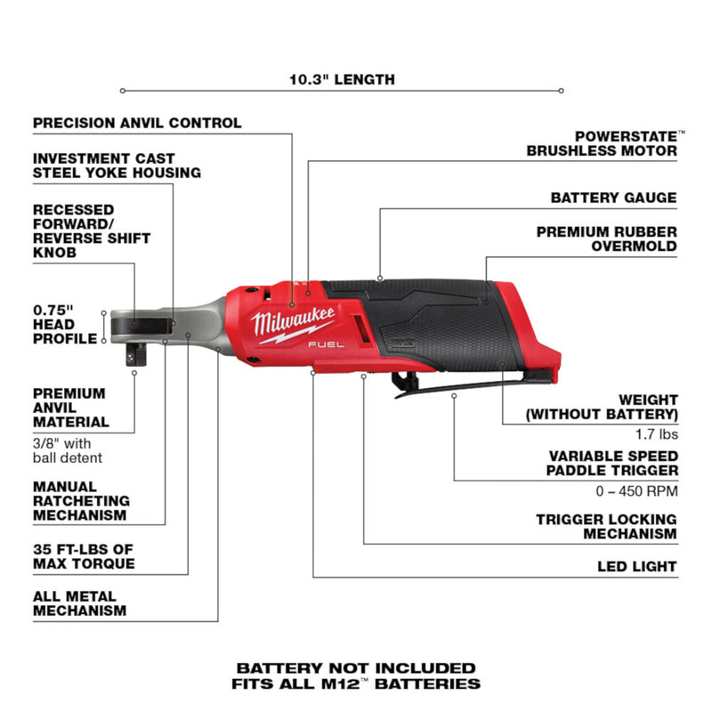 Taladro para inodoro M12™ TRAPSNAKE™ de 6' 2567-20