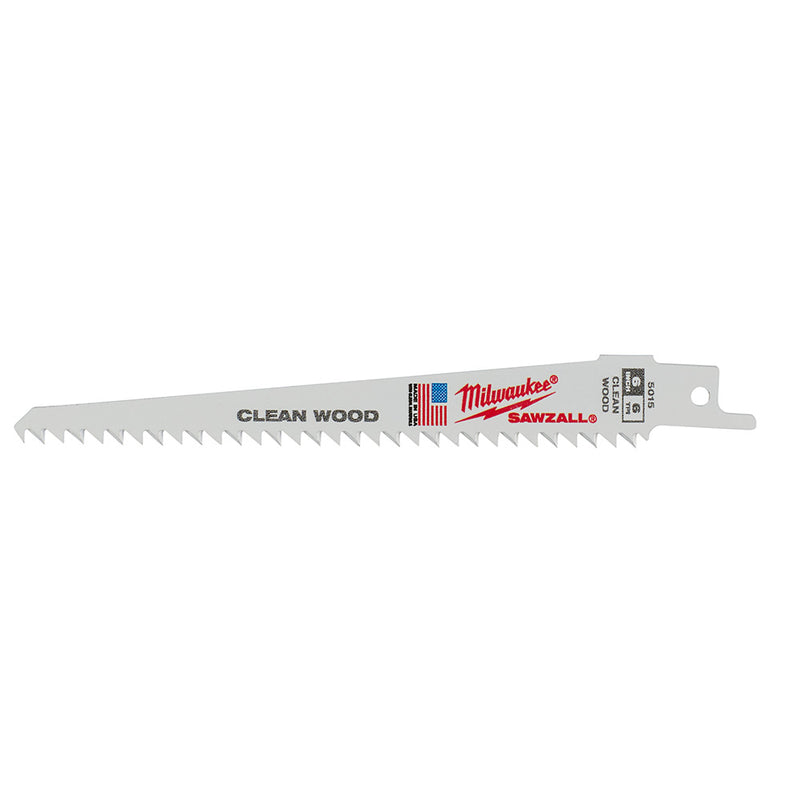 Hojas para cortar madera limpia SAWZALL®