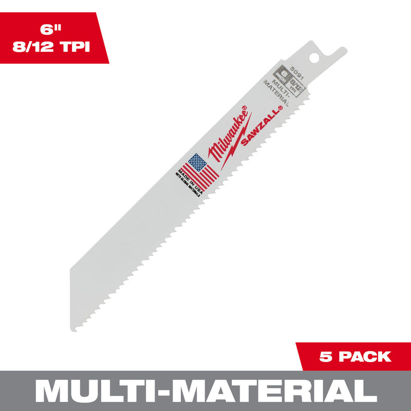 Hojas multimaterial estándar SAWZALL®