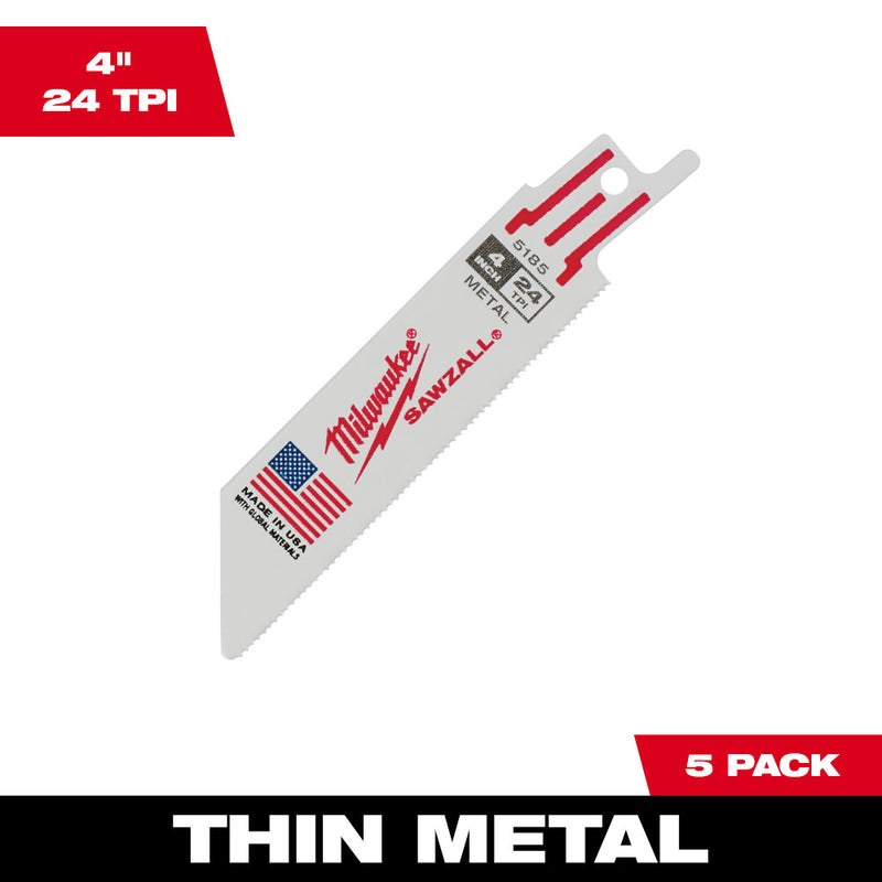 Hojas de metal estándar SAWZALL®*
