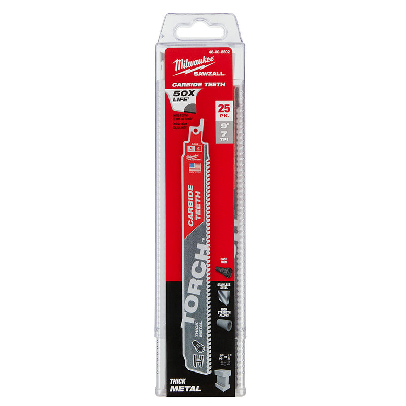 Hojas de carburo SAWZALL® TORCH™