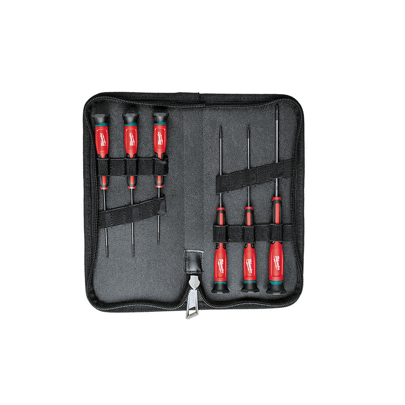 Juego de destornilladores de precisión TORX® de 6 piezas con estuche 48-22-2610