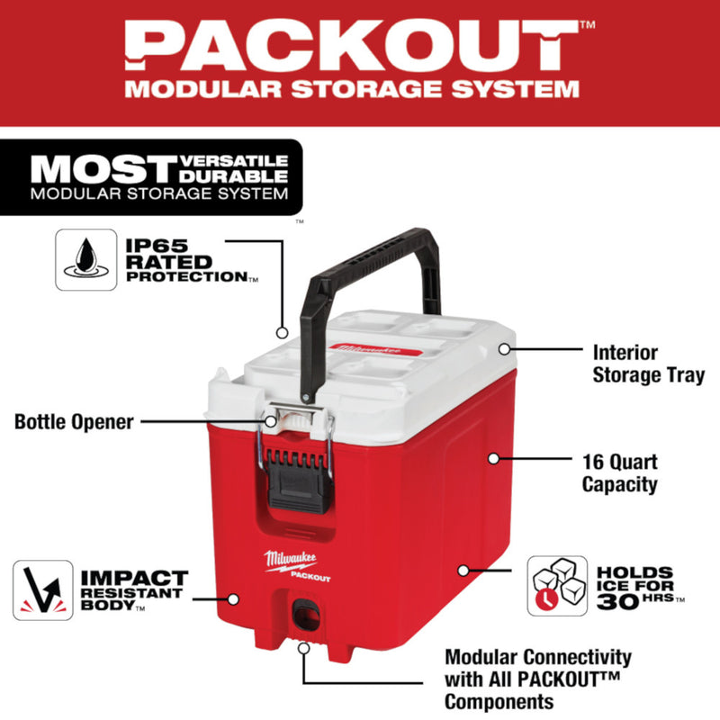 Hielera compacta PACKOUT™ 16QT 48-22-8460