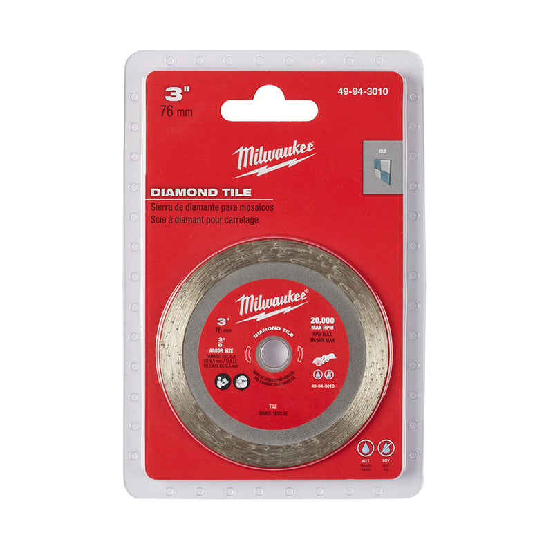 Hoja de diamante para azulejos de 3" 49-94-3010