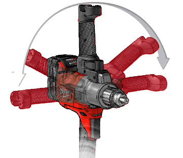Mezclador M18 FUEL™ con mango de 180° (solo herramienta) 2810-20